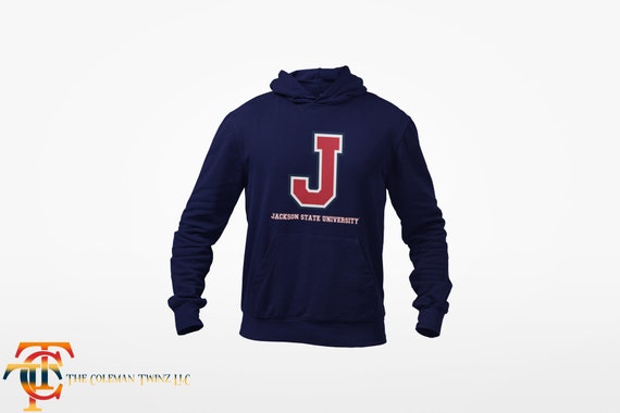 Jackson State Tigers Tri Color J Hooded Sweatshirt Hoodie JSU Apparel Jackson State Apparel JSU Tigers T shirt JSU T shirt Etsy Canada