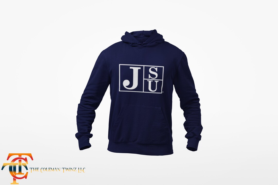 Jackson State Tigers White Block Letters Pullover Hoodiewinter Clothing 