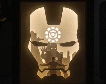 Iron Man-Paper Cut Light Box *LIMITED*