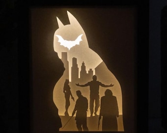 Batman-Paper Cut Light Box *LIMITED*