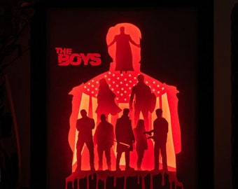 The Boys-Paper Cut Light Box *LIMITED*