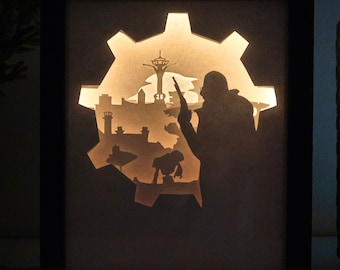 Fallout: New Vegas-Paper Cut Light Box *LIMITED*