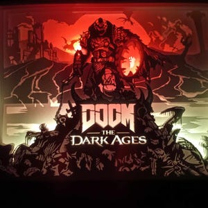 DOOM The Dark Ages-Paper Cut Light Box *LIMITED*