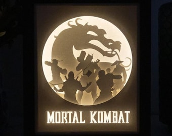 Mortal Kombat-Paper Cut Light Box *LIMITED*