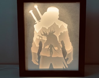 The Witcher-Paper Cut Light Box *LIMITED*