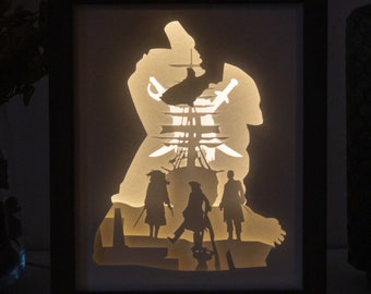 Pirates of the Caribbean-Paper Cut Light Box *LIMITED*