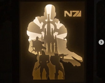 Mass Effect-Paper Cut Light Box *LIMITED*