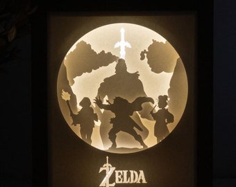 Zelda Tears of the Kingdom-Paper Cut Light Box *LIMITED*
