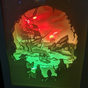 Sea of Thieves-Paper Cut Light Box *LIMITED*