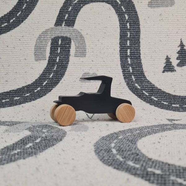 Wooden Toy Car - Handmade Wooden Car - American Retro Car