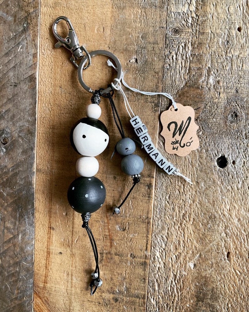 Personalized keychain dog keychain Doggy/&I keychain dog bagtag