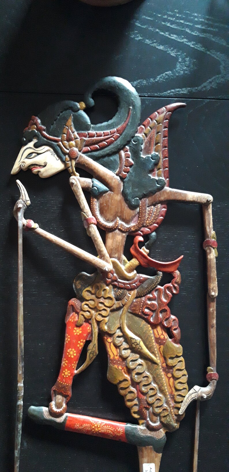 Arjuna Java Vintage Wayang Klitik, Arjuna, Java, Indonesia - Etsy