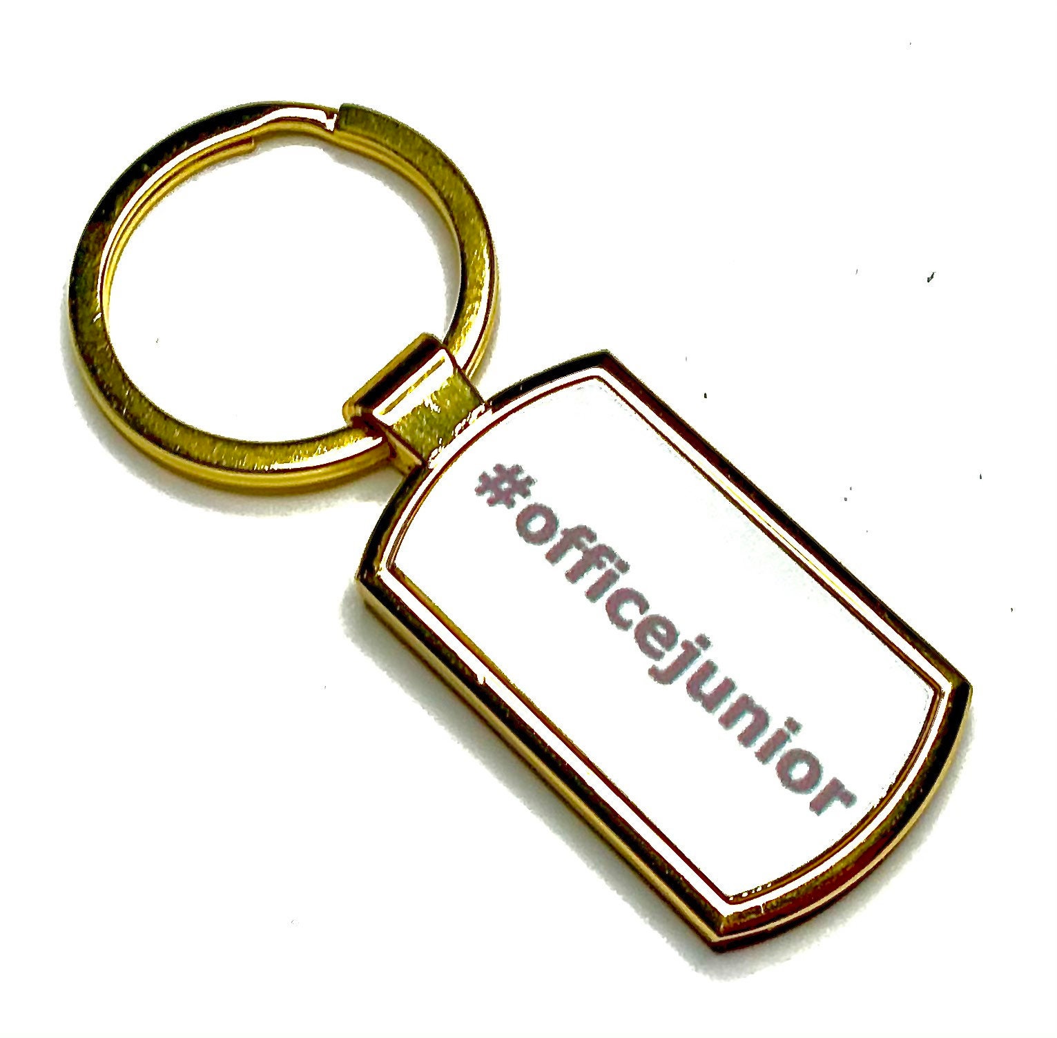 Office Junior Gold Plated Key Ring Accessory Trendy Key Etsy Canada