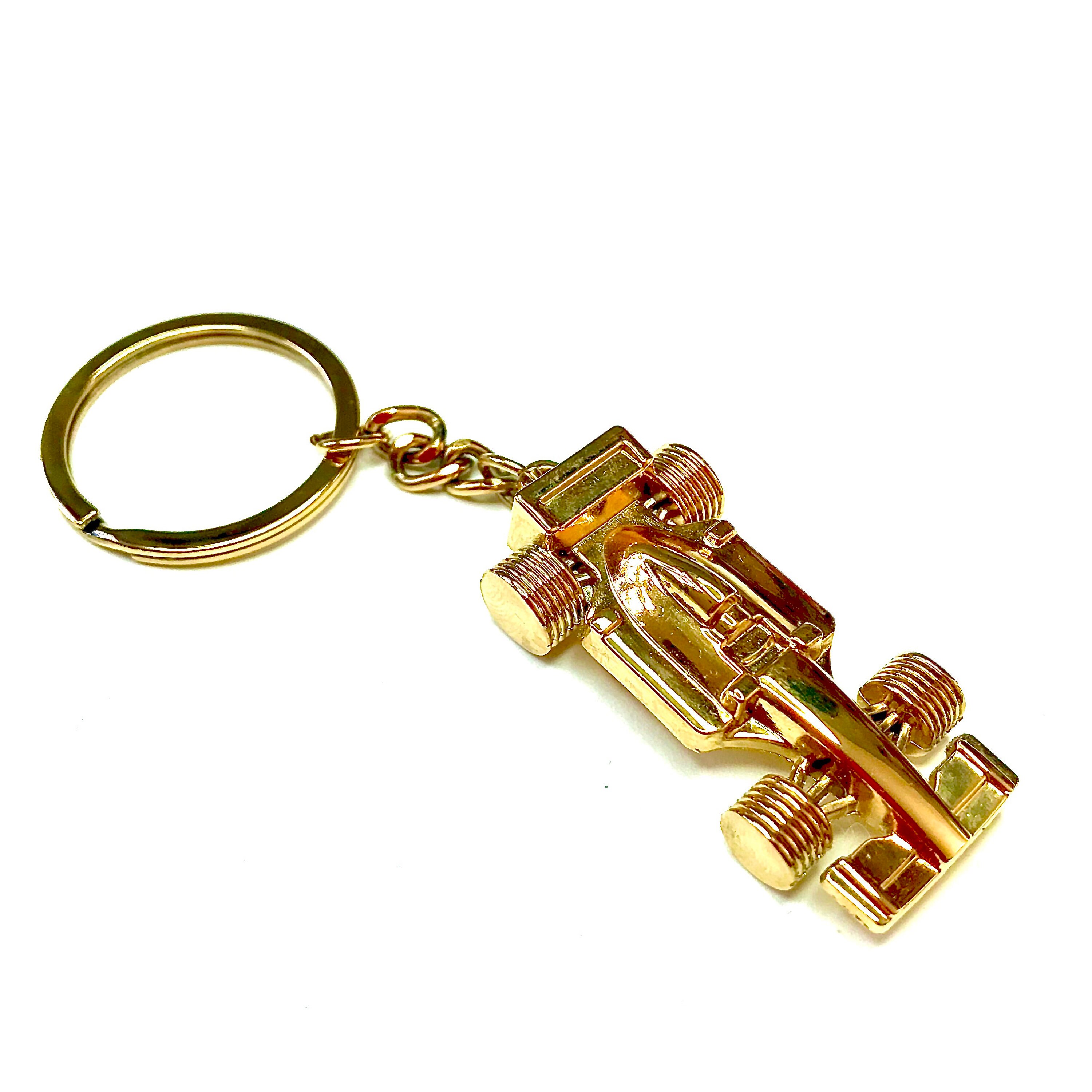 Gold Plated Key Chain F1 Style Accessory Formula One Home Etsy Canada