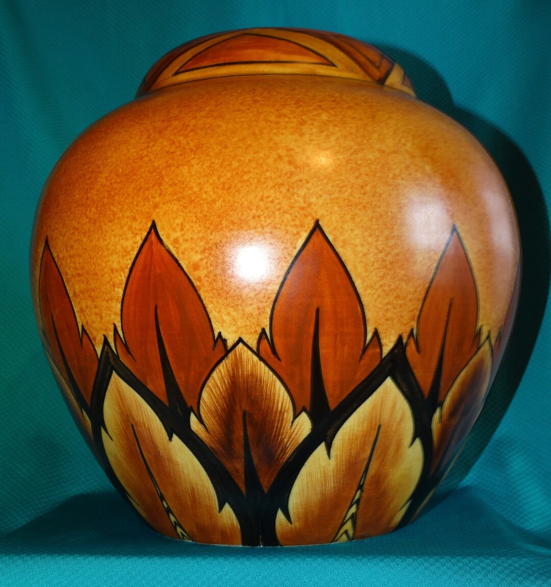Clews Patterns CHAMELEON WARE: George Clews & Co. Ltd. 1920s 'brown Flame' Pattern ...