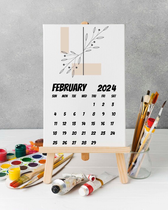 Calendar 2024 Desk Calendar With Wooden Easel Stand A6 A5 A4 Size Office Calendar Floral Abstract Design Brown & Black Christmas Gift Ideas - Etsy Calendar 2024 Desk Calendar With Wooden Easel Stand A6 A5 A4 Size Office Calendar Floral Abstract Design Brown & Black Christmas Gift Ideas - Etsy