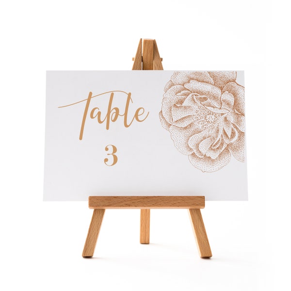 Deco Table Number Etsy UK