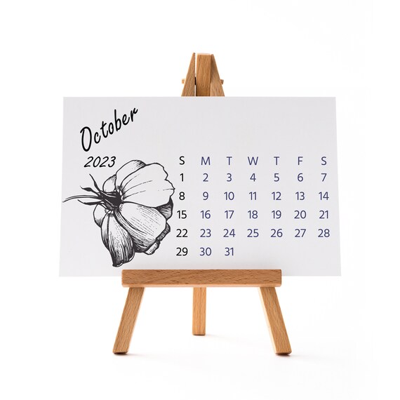 Kalender 2023 Kalender kalender met ezel standaard Etsy België
