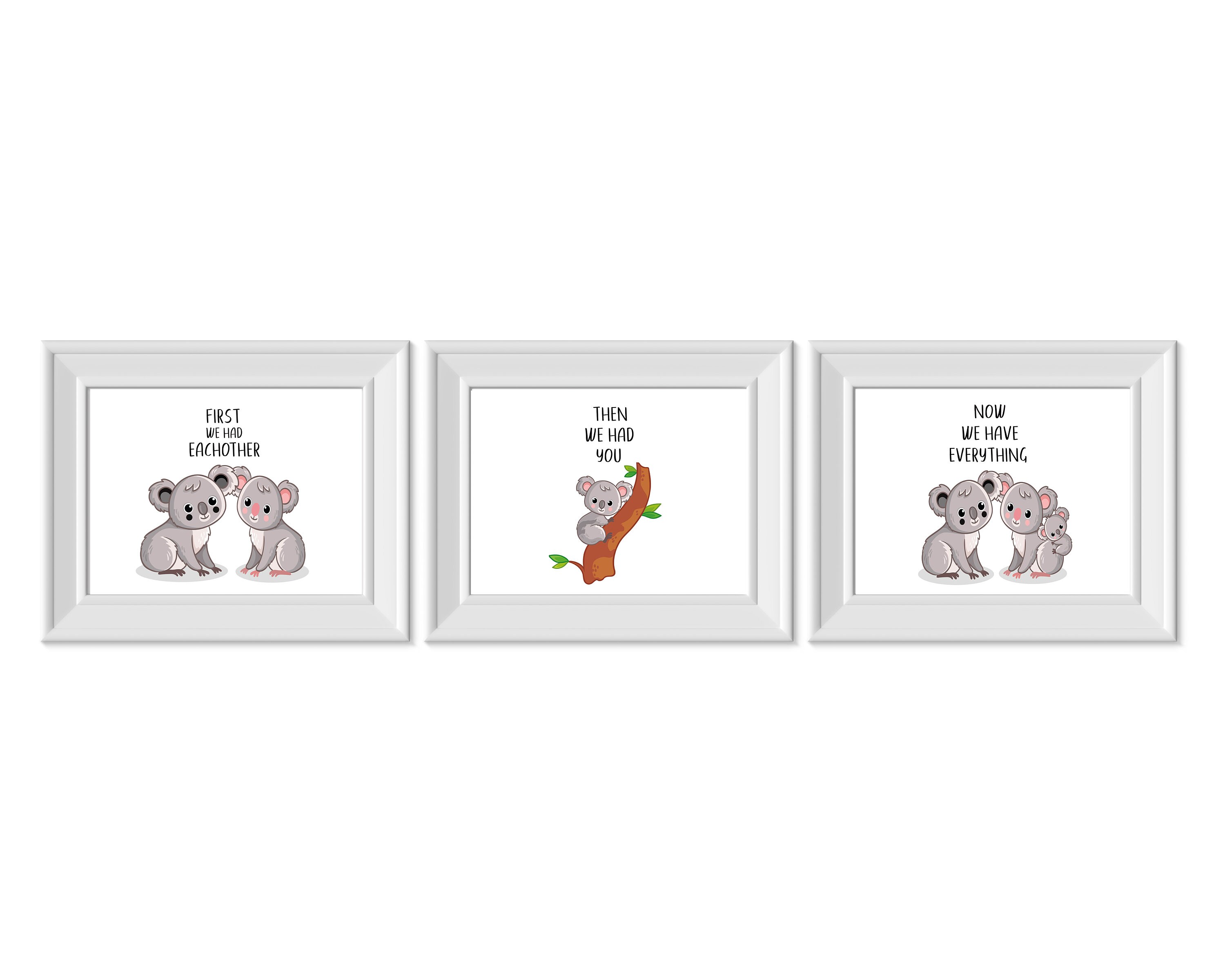 Personalised Set of 3 Children's Wall Art Prints Kids Etsy