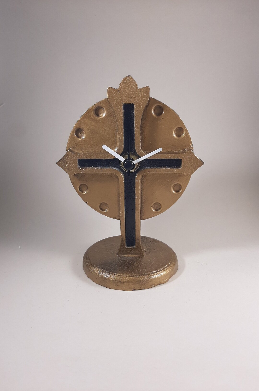 Cross Tabletop Clock | Desk Clock, Office Clock, Modern Clock, Kitchen ...