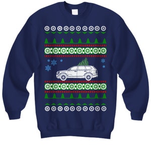 Kia Telluride SUV Ugly Christmas Sweater utility Luxury Sedan Xmas Gift Drag Racing American Iron Fast Holiday Party Apparel kid hauler kdm