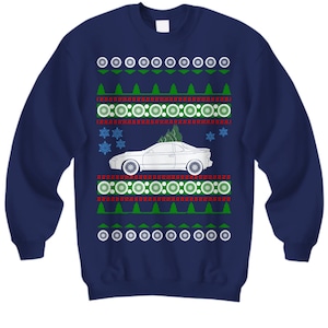 car like Toyota Celica Ugly Christmas Sweater 1990 5th generation Xmas Gift gt4 Racing collector jdm stance Fast Car Holiday Party Apparel