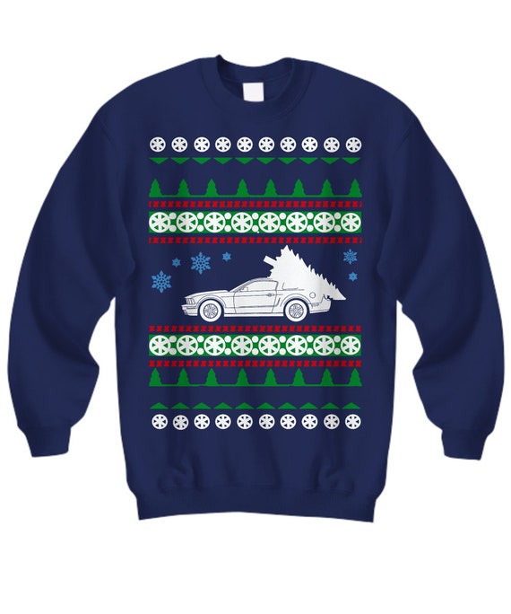 Ford mustang christmas sweater hotsell