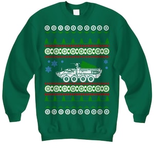 M1126 Stryker Ugly Christmas Sweater Pullover Weihnachten T-Shirt Weihnachten Ugly Christmas Sweater Ugly Christmas Sweater