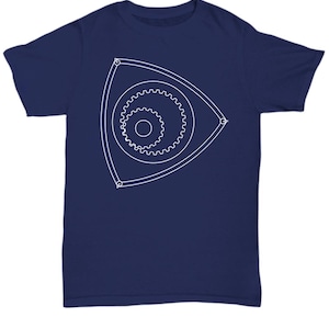 Rotary Engine Rotor Wankel engine blueprint shirt, mazda rx-7 shirt, rx7 turbo, motor boost boosted, import car enthusiast