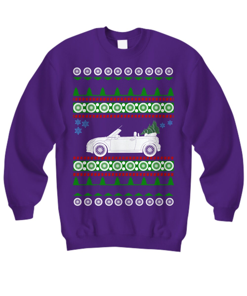 Mini cooper ugly christmas sweater hotsell