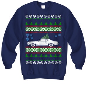 シボレー モンテカルロ 1971 のような車 醜いクリスマス セーター 1 代目 クラシックカー ヴィンテージ シボレー スウェットシャツ クリスマス ギフト シボレー ドラッグ レース ホリデー