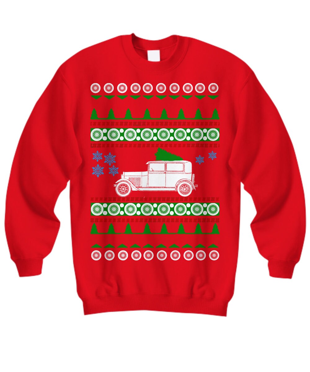 ford ugly christmas sweater