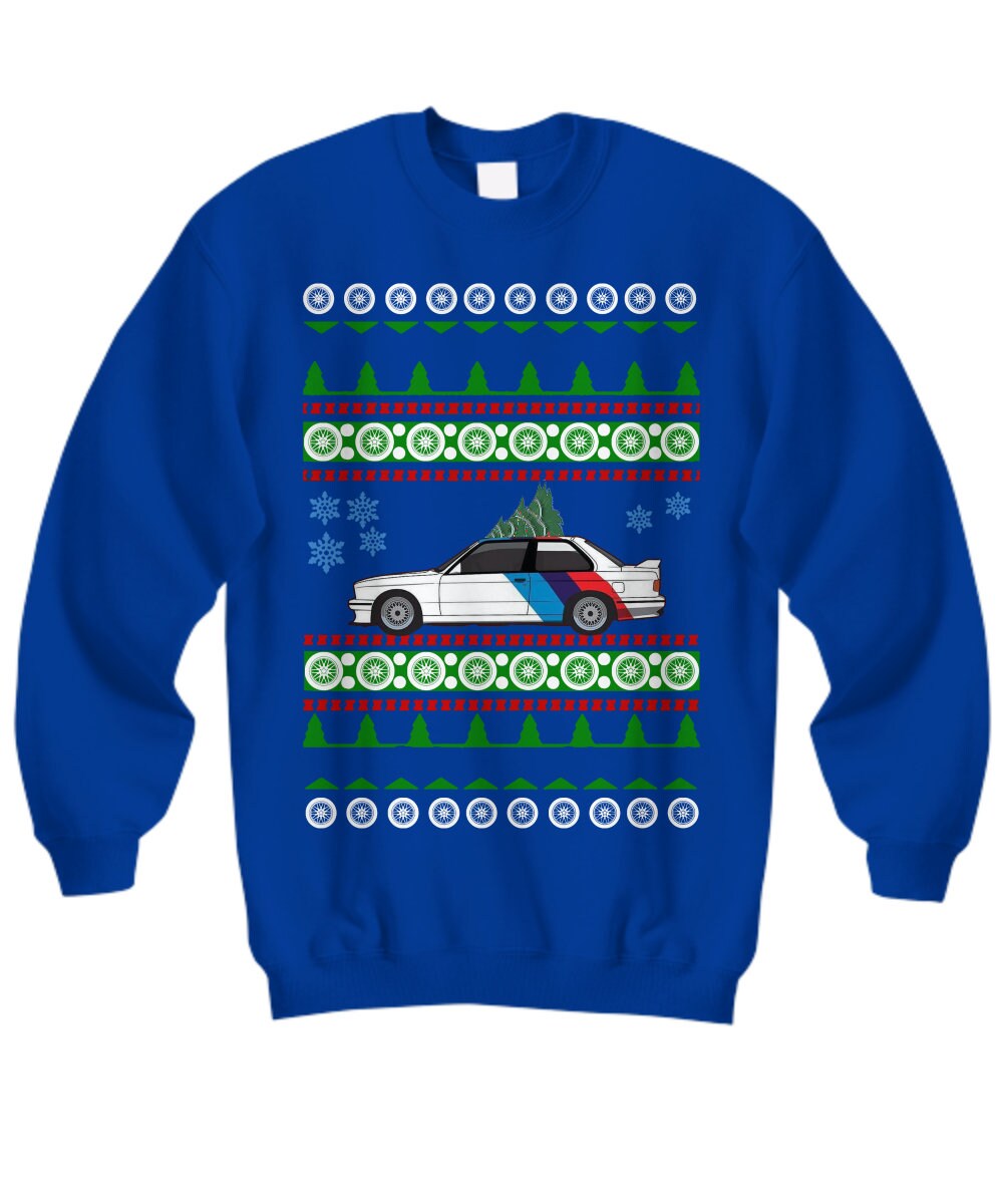Car Like Bmw E30 M3 Ugly Christmas Sweater Jumper V4 Xmas Gift Ugly Party Sweatshirt Fast Car Race Car Holiday Party European Collector Gift Etsy Canada
