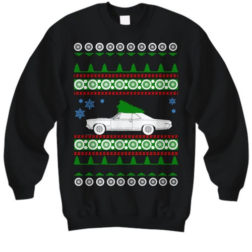 Pontiac Fiero Ugly Christmas Sweater Hot Rod Xmas Gift Drag Etsy