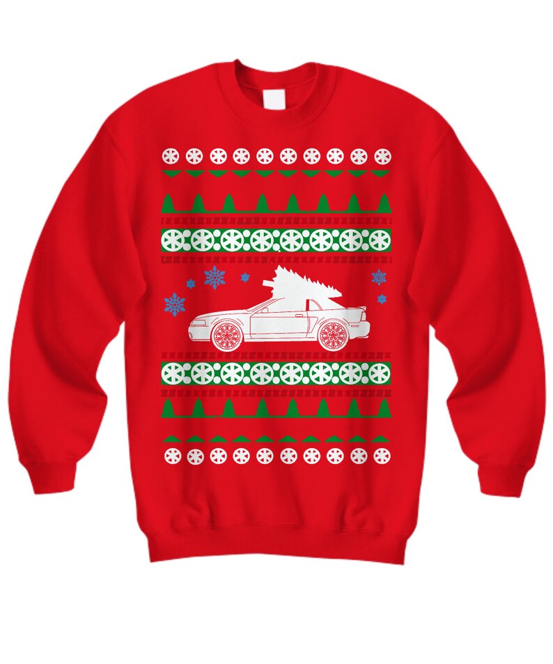 Ford Mustang Ugly Christmas Sweater Hot Rod Xmas Gift Drag - Etsy