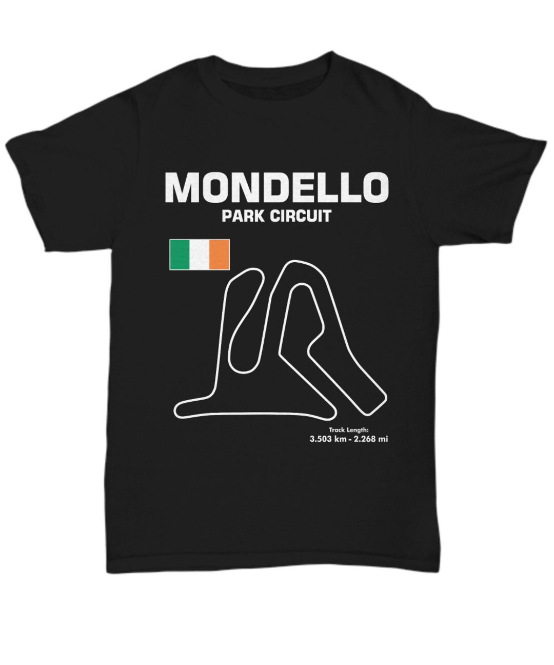 Mondello Park Circuit Track Outline Shirt Car Racing Track Day Etsy