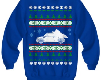 Mini cooper ugly shop christmas sweater
