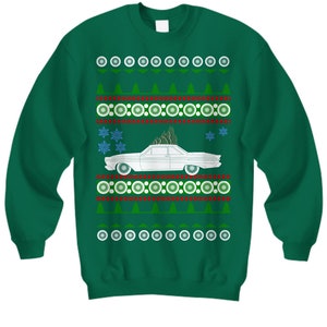 car 1964 Mercury Comet Caliente Ugly Christmas Sweater Hot Rod Xmas Gift Drag Racing American Iron Fast Holiday Party Apparel classic image 3