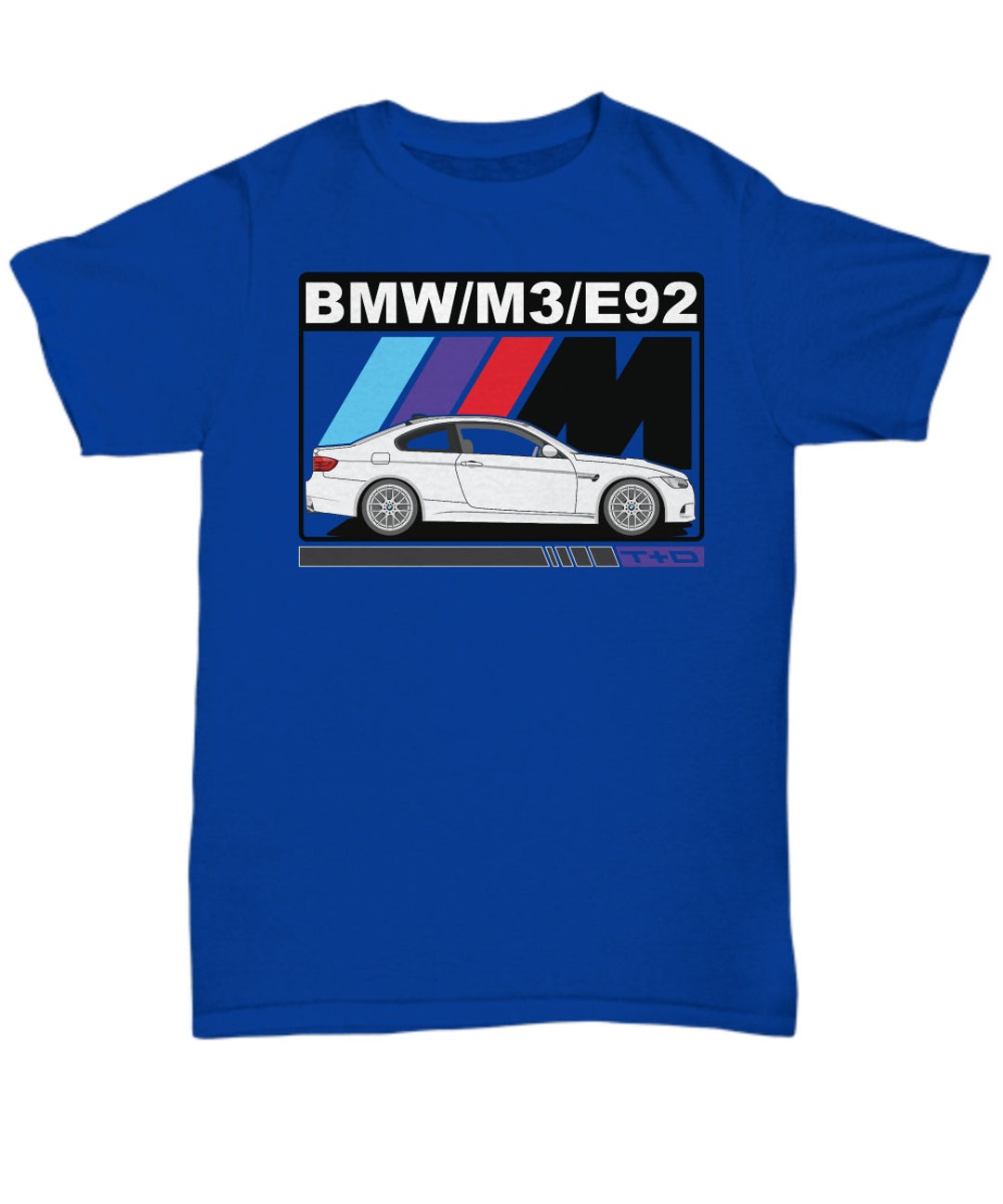 Bmw E92 M3 Fans T-shirt Dtm Car Gift Bmw Beemer Track Car Slammed ...