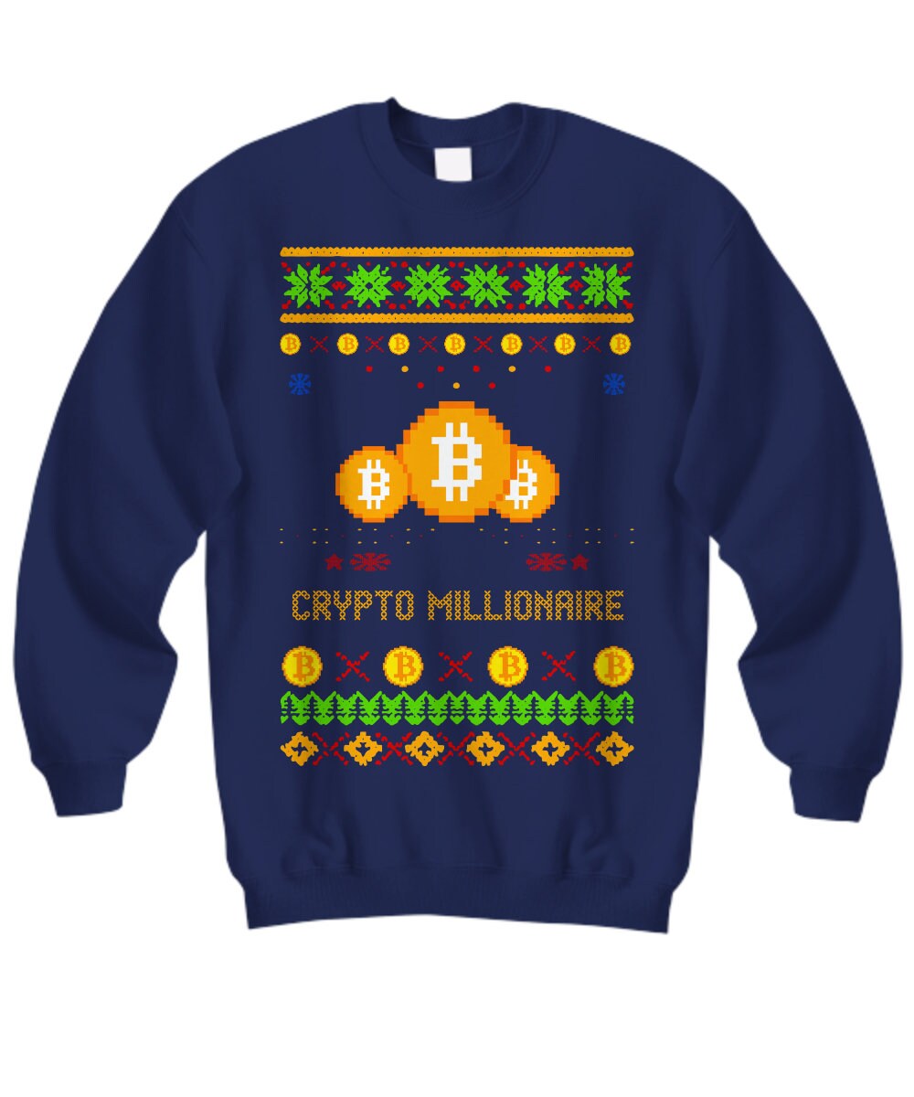 Crypto Ugly Christmas Sweater Holiday Sudadera Christmas Gift Festive  altcoin 4th quarter bull market puente alcista inversión de dinero - Etsy  España