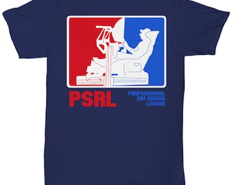 Sim Racing Shirt Simulation Racing League Videospiele Rennfahrer Drifter Geschenk T-Shirt Rennauto Scca