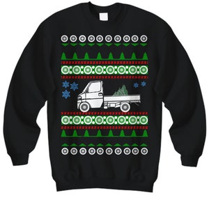 Mitsubishi Minicab truck Ugly Christmas Sweater Kei truck cabover minitruck micro jdm japanese hauler city collector car import stance turbo