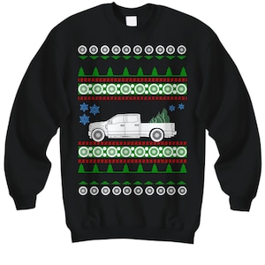 Ford F350 Ugly Christmas Sweater Super Duty 4th gen Xmas Gift no topper American Iron jumper Trucks Holiday Party Apparel hauler platinum