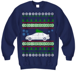 car like a Corolla 2005 Ugly Christmas Sweater Hot Rod Xmas Gift Drag Racing classic import stance Fast Holiday Party Apparel toyota