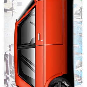 Car art Datsun 510 Skateboard Deck Hard, gift for 510 owner, 510 garage art, wall art datsun owner, old school jdm gift idea v3