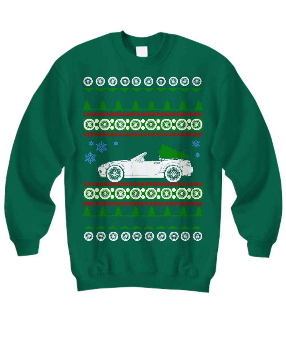 Miata ugly 2025 christmas sweater