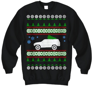 1st gen Toyota 4Runner Ugly Christmas Sweater 2017 offroad SUV offroad overlanding trail camping 4wd awd snow truck 4 runner