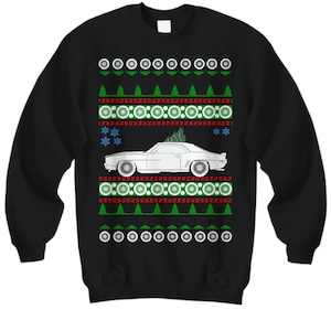 1969 Chevy Camaro Z28 Ugly Christmas Sweater Sports Race Car Chevrolet Sweatshirt Xmas Gift Chevy Drag Race Muscle Car Chevrolet Holiday