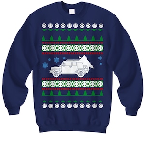truck like FJ Cruiser Ugly Christmas Sweater Toyota offroad overland camping pnw SUV CUV outdoors  jdm luxury hiking outdoors land cruiser