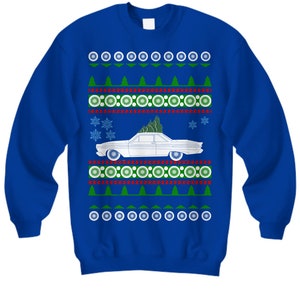 car 1964 Mercury Comet Caliente Ugly Christmas Sweater Hot Rod Xmas Gift Drag Racing American Iron Fast Holiday Party Apparel classic image 4